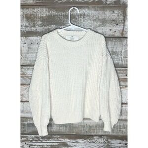 H&M kids‎ cream knit sweater size 5T/6